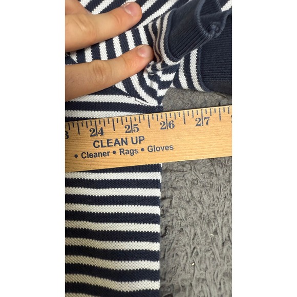 Nautica Blue‎ and White Striped Polo Shirt Classic Fit Short Sleeve Casual 2XL - Picture 5 of 7